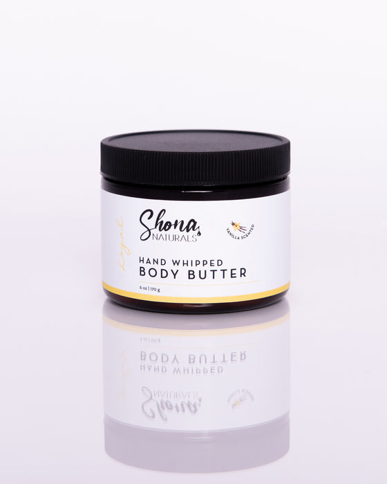 Loyal hand whipped vanilla scented body butter